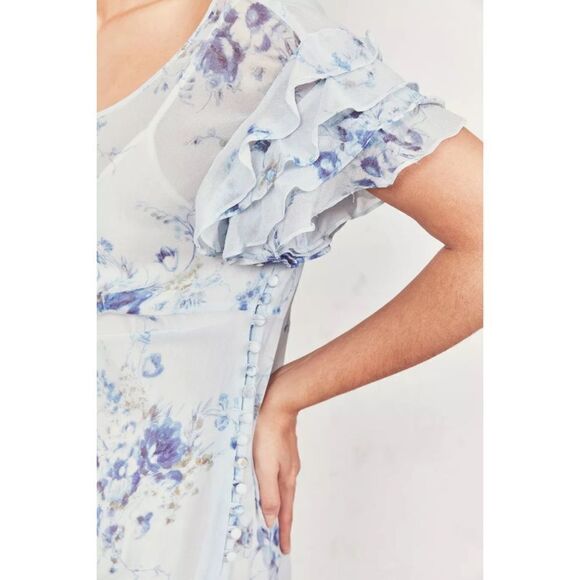 Love shack fancy Sloane Midi Silk Dress - Picture 5 of 12